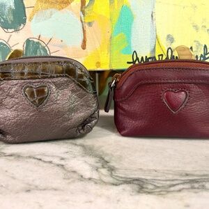Brighton Leather Heart Coin Purse BUNDLE
